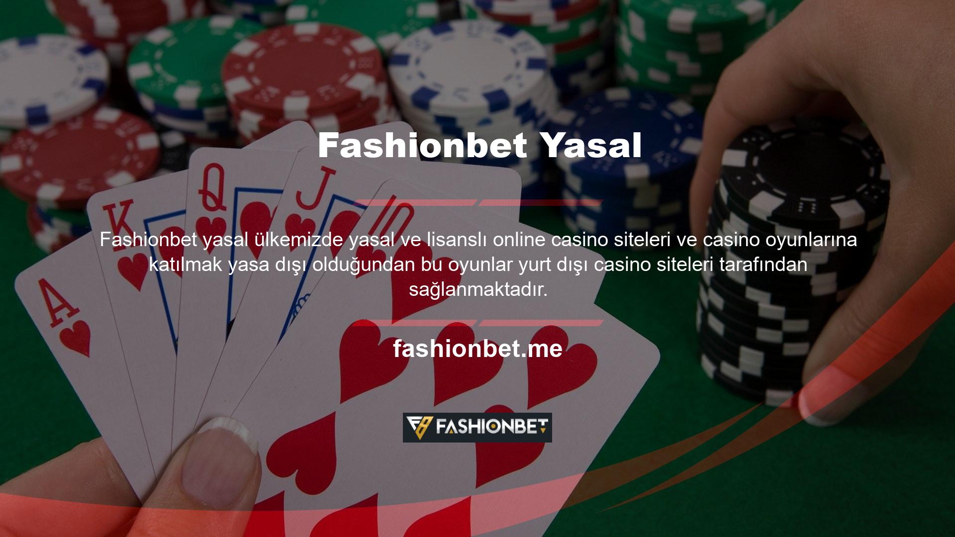 Yabancı casino şirketleri ülkemizdeki durumu dikkate alarak Türkiye'de casino siteleri tasarlamaktadır